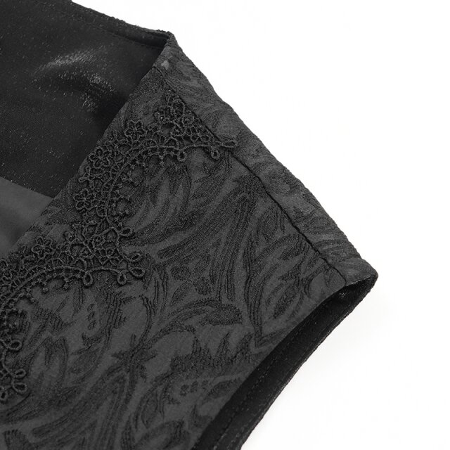 Elegant Devil Fashion Victorian Goth waistcoat Graveyard Dreams