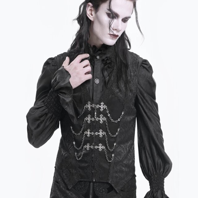 Elegant Devil Fashion Victorian Goth waistcoat Graveyard Dreams