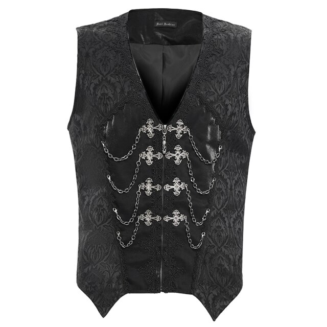Elegant Devil Fashion Victorian Goth waistcoat Graveyard Dreams
