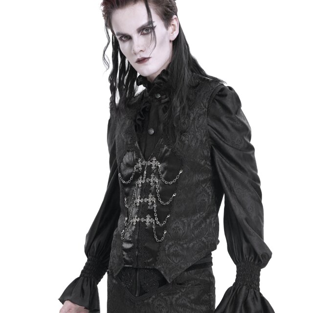 Elegant Devil Fashion Victorian Goth waistcoat Graveyard Dreams