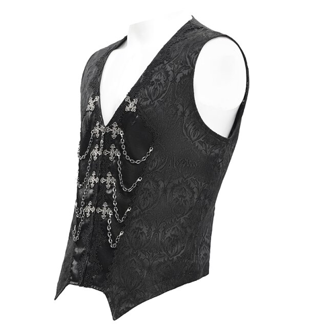 Elegante Devil Fashion Victorian Goth Weste Graveyard Dreams XS