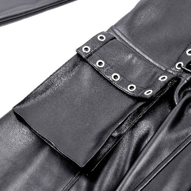 Postapokalypse Kleid Night Rhythm aus PU-Leder XL