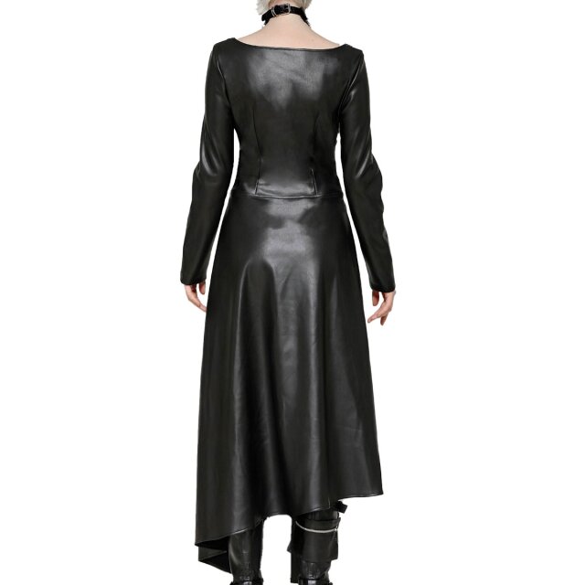 Postapokalypse Kleid Night Rhythm aus PU-Leder XL
