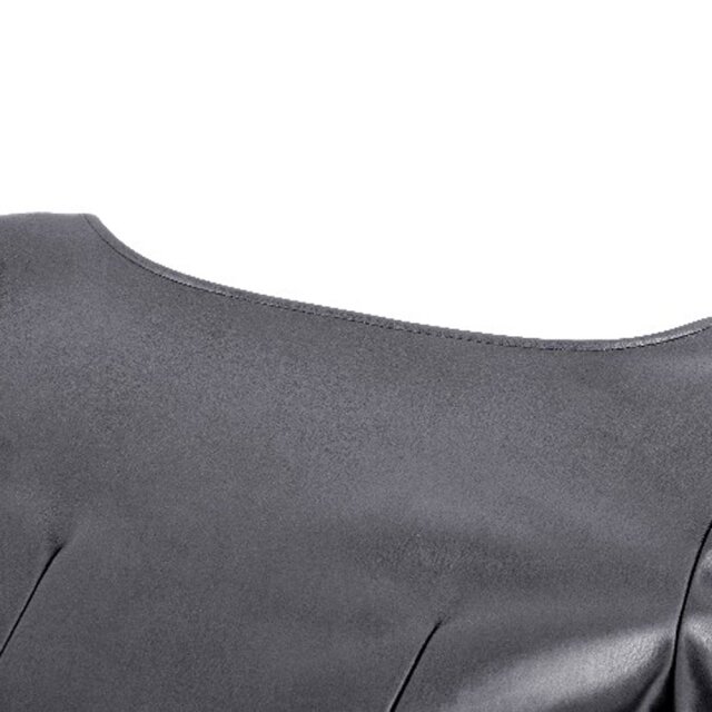 Postapokalypse Kleid Night Rhythm aus PU-Leder XL
