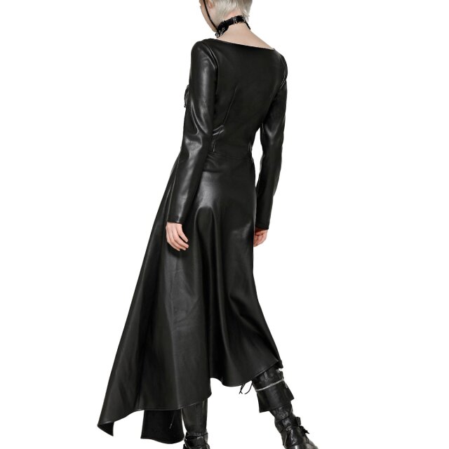 Postapokalypse Kleid Night Rhythm aus PU-Leder XL