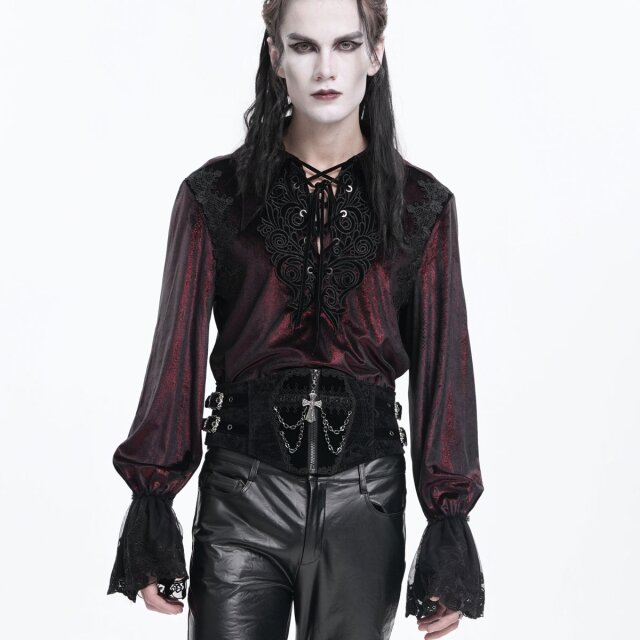 Gothic Samt-Kummerbund Bury The Darkness S/M