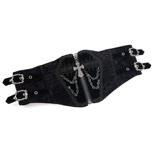 Gothic Samt-Kummerbund Bury The Darkness S/M