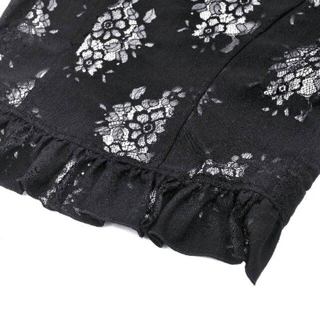 Victorian Goth Bluse Roses & Thorns XS