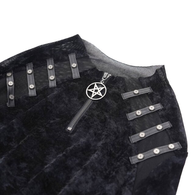 Longsleeve Caught In Hellfire with mesh and straps