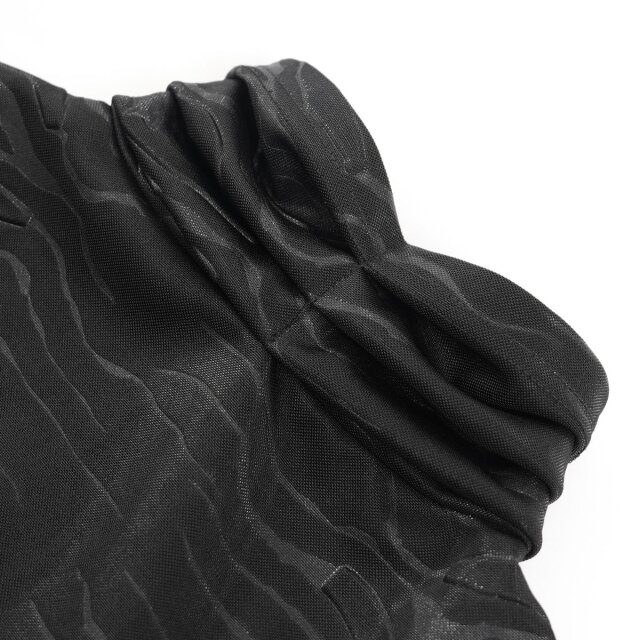 Gothic Longsleeve Cyber Waves mit Ketten XL