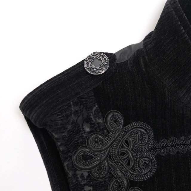 Gothic brocade waistcoat Undying Elegance with velvet insert