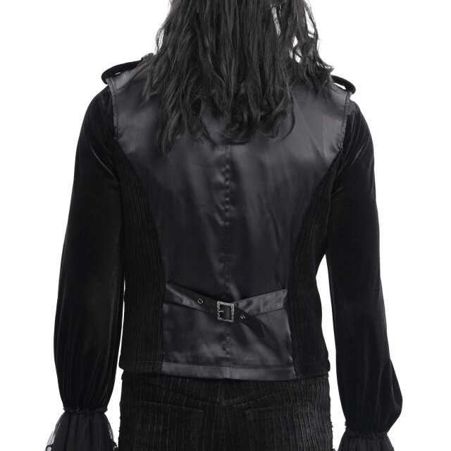 Gothic brocade waistcoat Undying Elegance with velvet insert