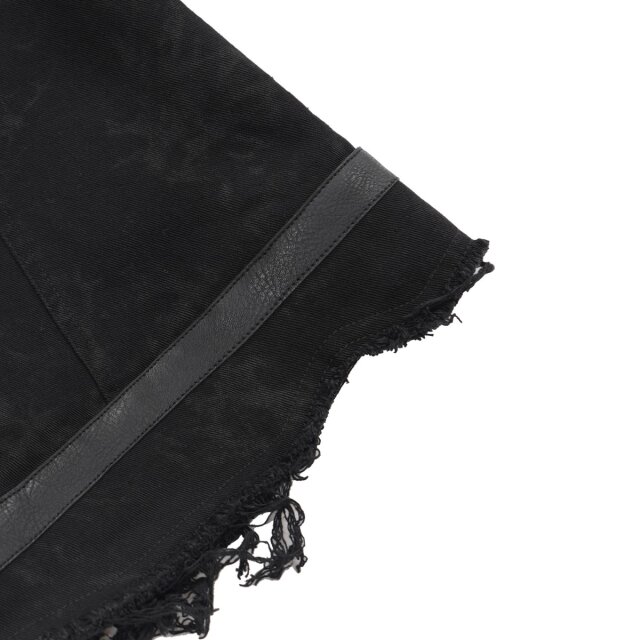Gothic Jeansweste Devil Incarnate mit Riemen XL