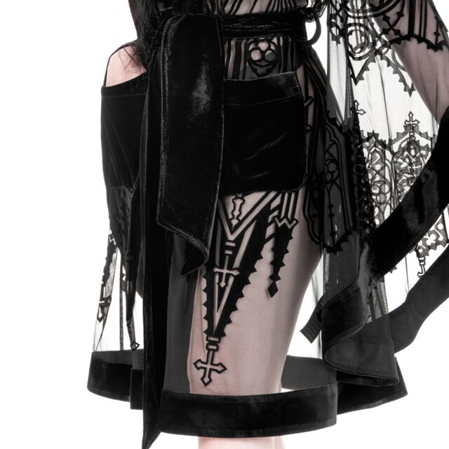 Restyle Cathedralis kimono sheer gown