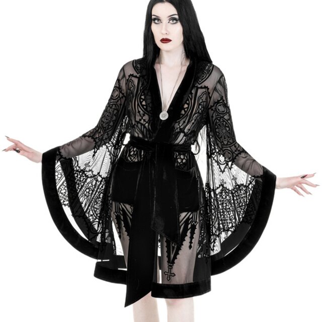 Restyle Cathedralis kimono sheer gown
