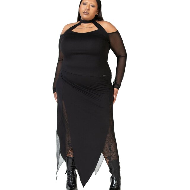 KILLSTAR The Grimmer The Better Midi Skirt