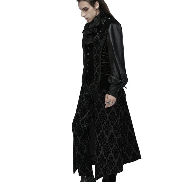 Punk Rave calf-length vampire waistcoat Bloodshadows