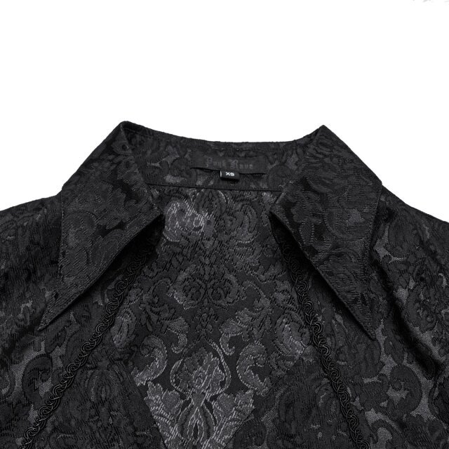 Punk Rave Gothic-Bluse Mystic Glow mit Reißverschluss 4XL