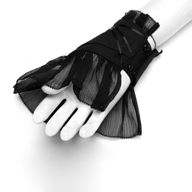 PUNK RAVE Gothic-Manschetten-Armstulpen XL/XXL