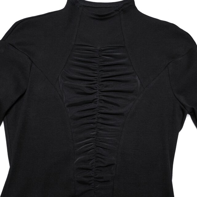Punk Rave Sweet Sinister T-Shirt mit Mesh-Einsatz in Sarg-Form XS/S