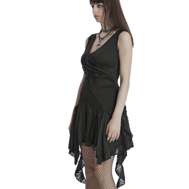 Punk Rave sleeveless tank mini dress Tragic Rendezvous