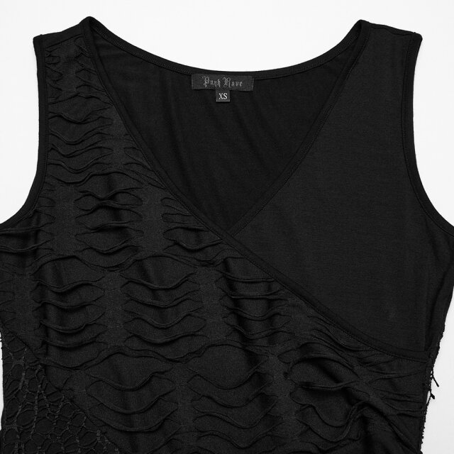 Punk Rave sleeveless tank mini dress Tragic Rendezvous