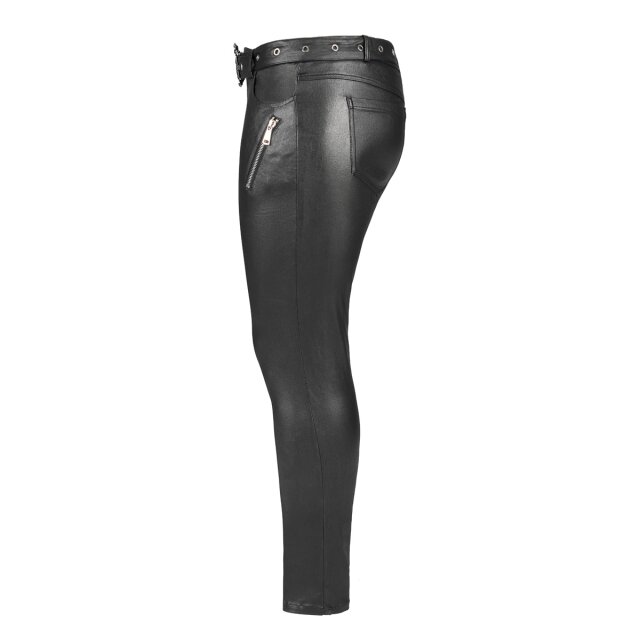 PUNK RAVE Plus Size Skinny faux leather trousers Beloved Havoc