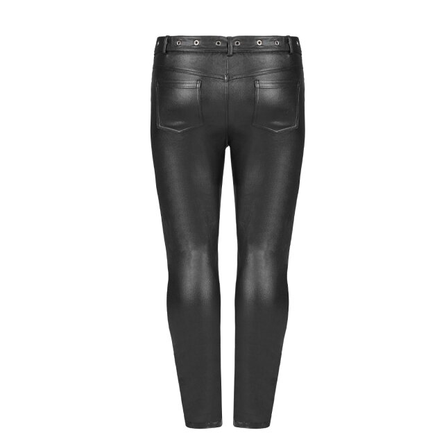 PUNK RAVE Plus Size Skinny faux leather trousers Beloved Havoc