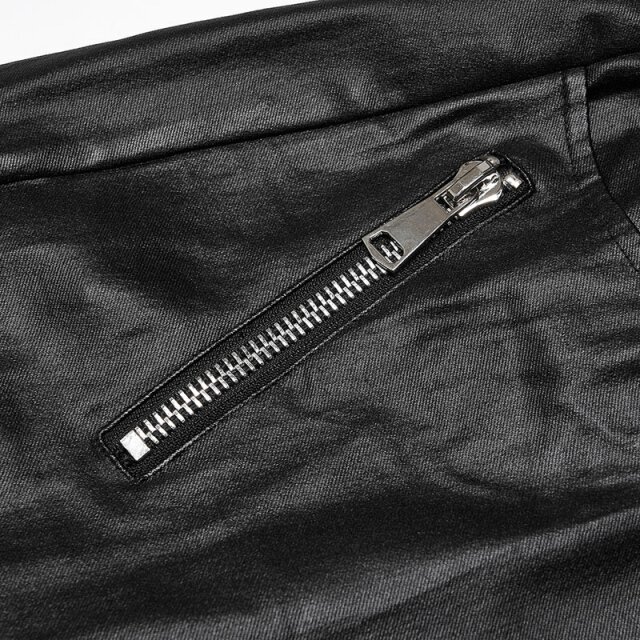 PUNK RAVE Plus Size Skinny faux leather trousers Beloved Havoc