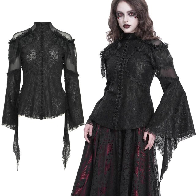 Romantisches Gothic-Blusenshirt (TT27901 & TT27902)...