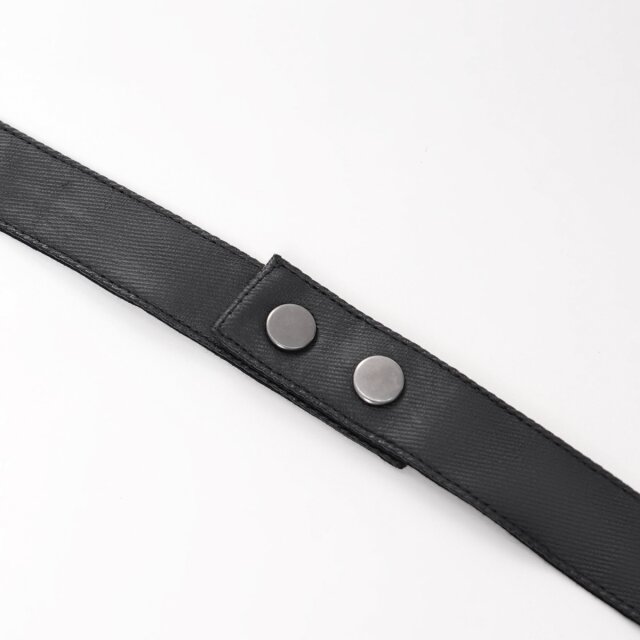 Neckholder-Korsagentop Galactic Complex in Leder-Optik 3XL
