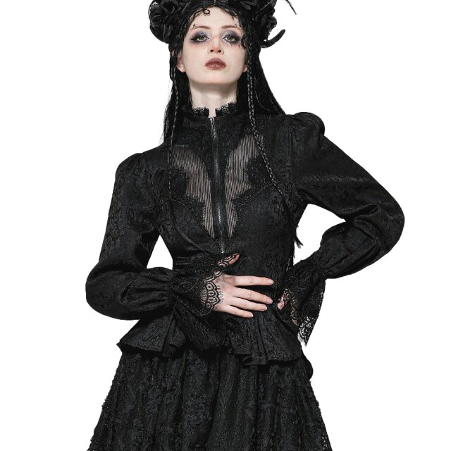 Dark In Love Frack-Blusenjacke Mondstille XXL