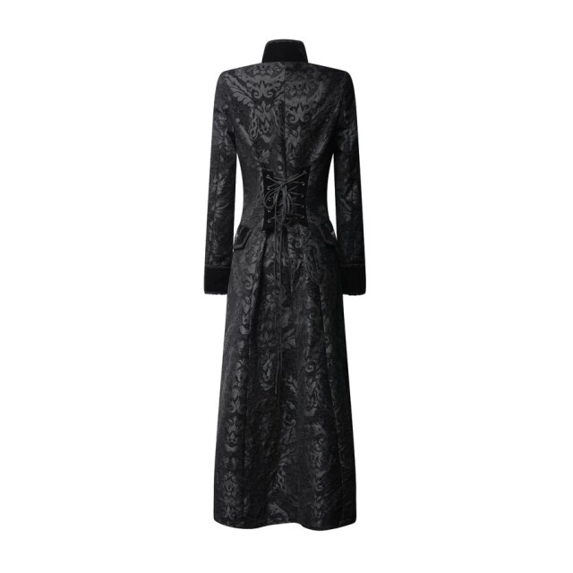 Langer Gothic Brokatmantel Crescendo Obscura XL