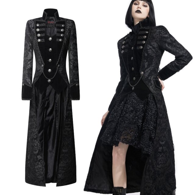 Opulenter Gothic-Mantel (M090064) für Damen aus...