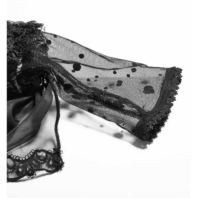 Lolita/Gothic half gloves with cuff
