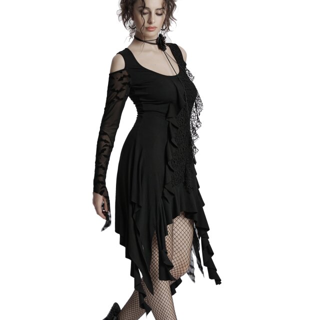 Punk Rave Long-Sleeve Tapered Dress Hex Appeal