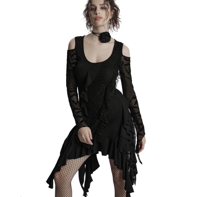 Punk Rave Long-Sleeve Tapered Dress Hex Appeal
