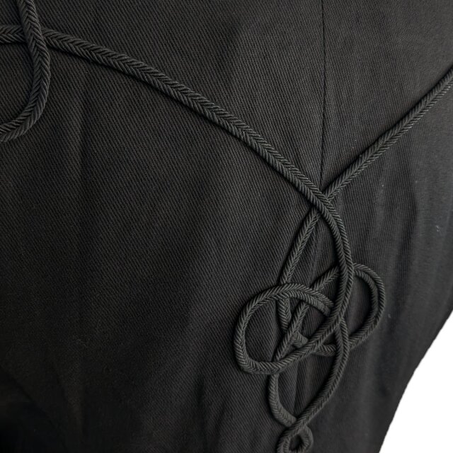 Uniform Gothic-Frack Midnight Regiment mit Borten XL