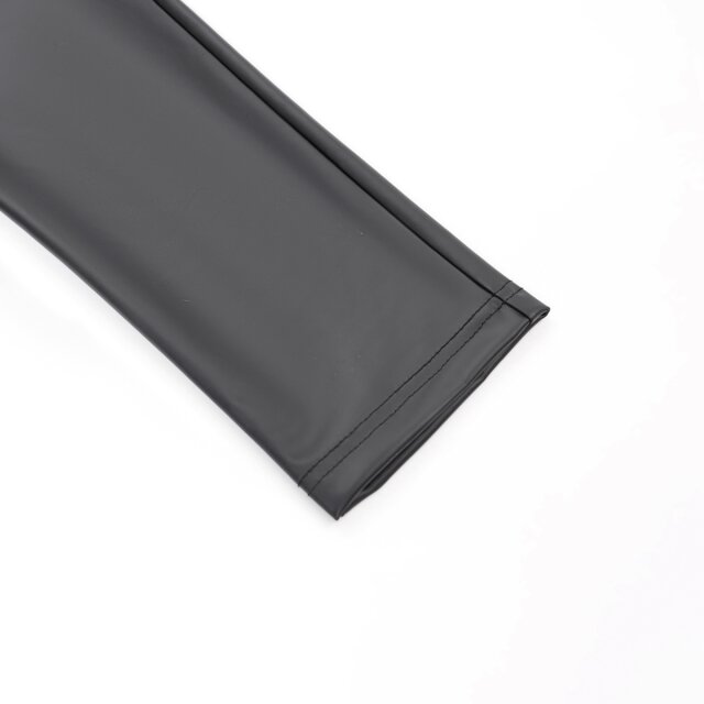 Wetlook Faux Leather Trousers Obey No One with Lacing
