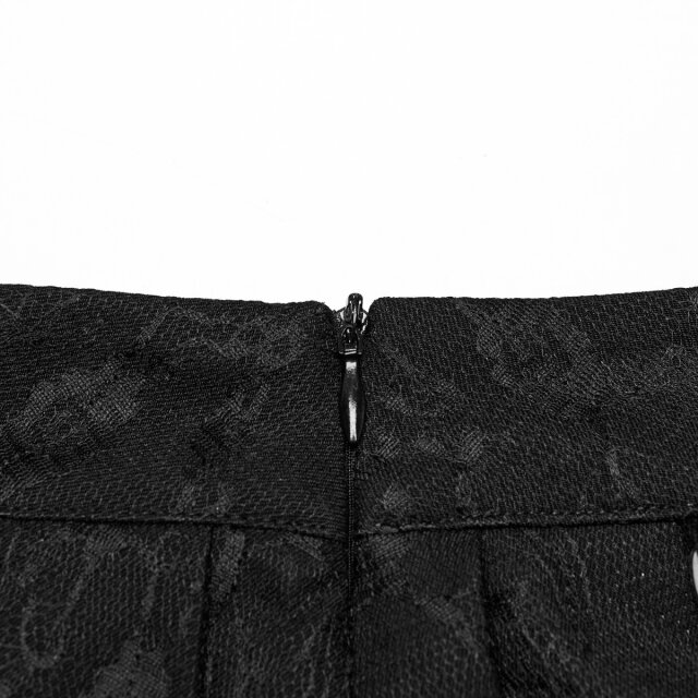 Punk Rave Faltenmini Panic Cutie mit Ketten M