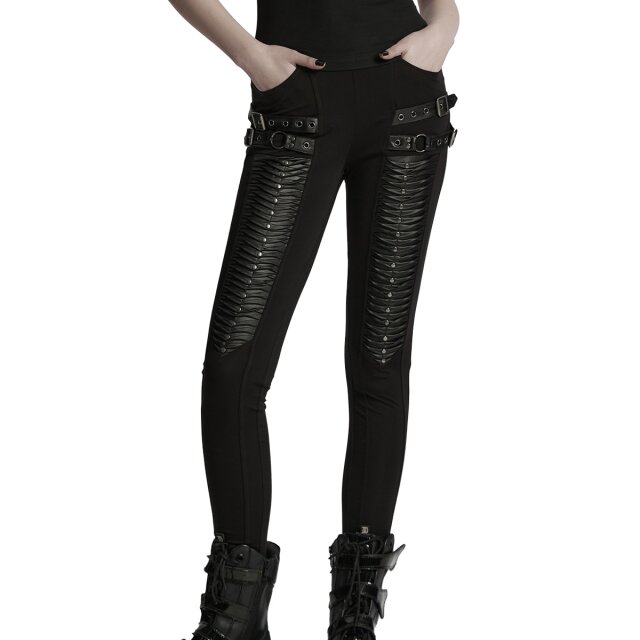 Punk Rave Leggings Nightshift Armor with Wetlook Inserts
