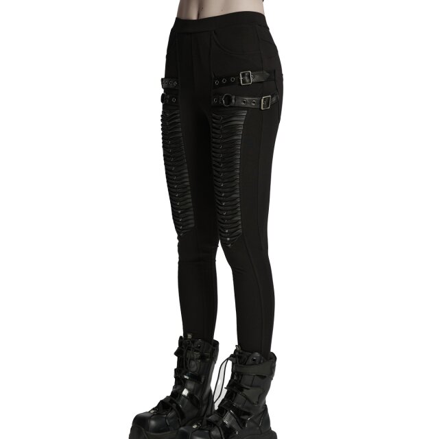 Punk Rave Leggings Nightshift Armor with Wetlook Inserts