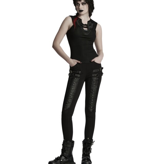 Punk Rave Leggings Nightshift Armor with Wetlook Inserts