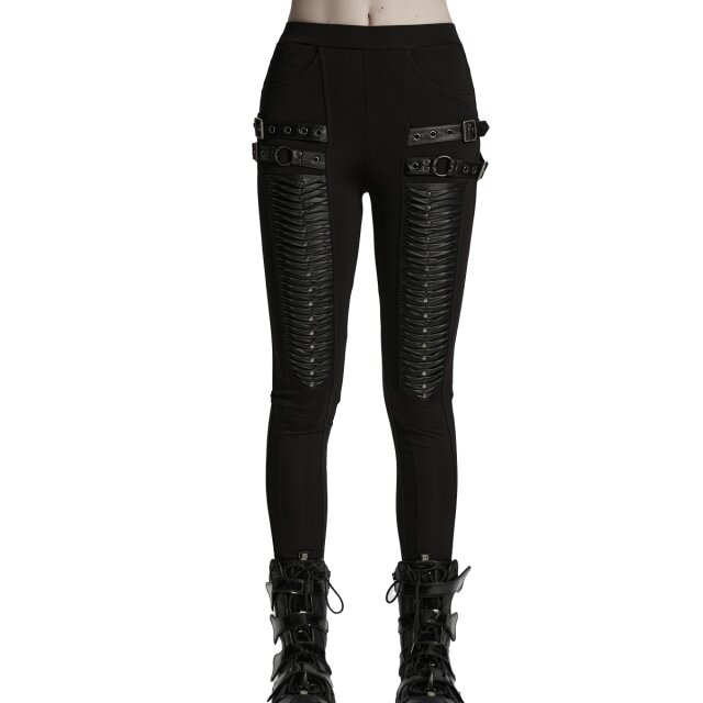 Punk Rave Leggings Nightshift Armor with Wetlook Inserts