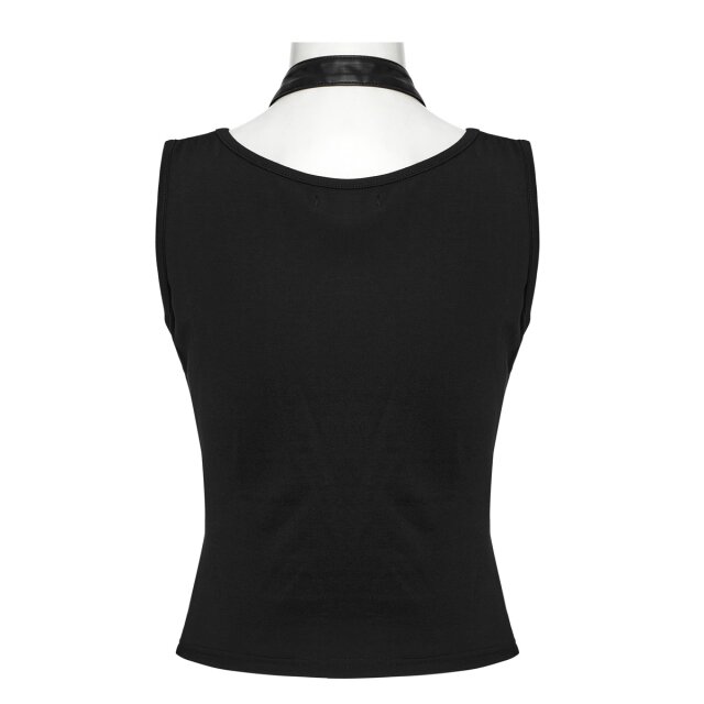 Punk Rave Tanktop Crossed Paths mit Riemen XL/XXL