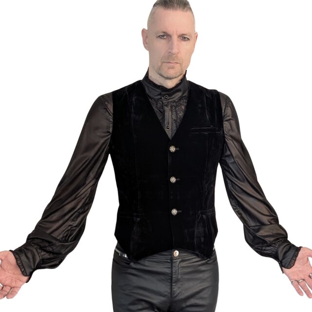 Gothic Velvet Waistcoat Strigoi