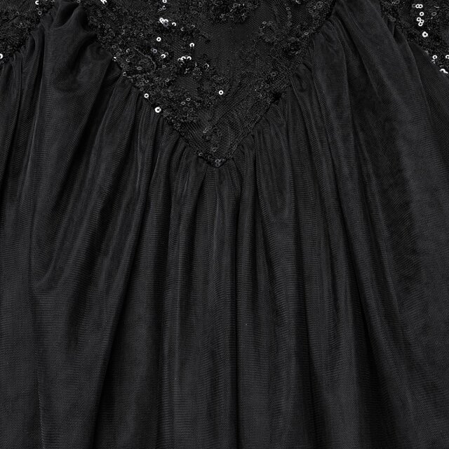 Langes Mermaid Kleid Mira Noire – The Last Soirée mit Pailletten XL