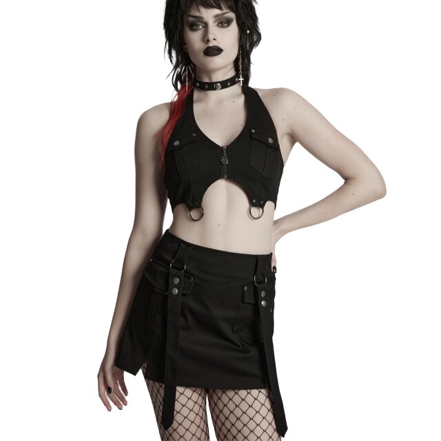 Punk Rave 2in1 Minikleid Urban Unit im Tech Wear Stil XXL