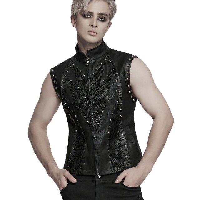 Punk Rave Postapokalypse Weste Studded Cult 3XL