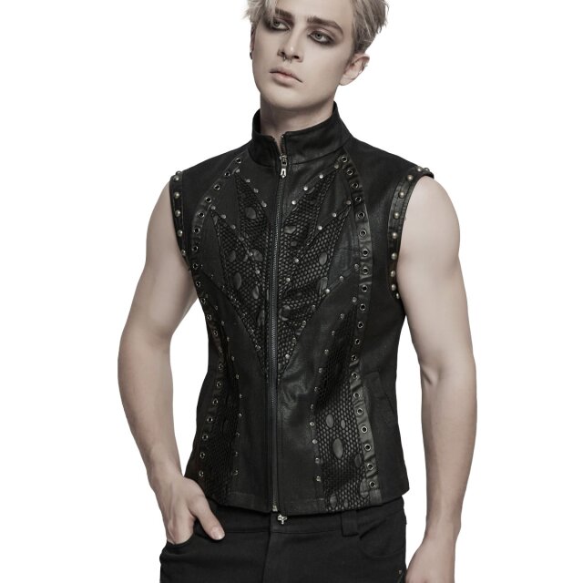 Punk Rave Postapokalypse Weste Studded Cult 3XL